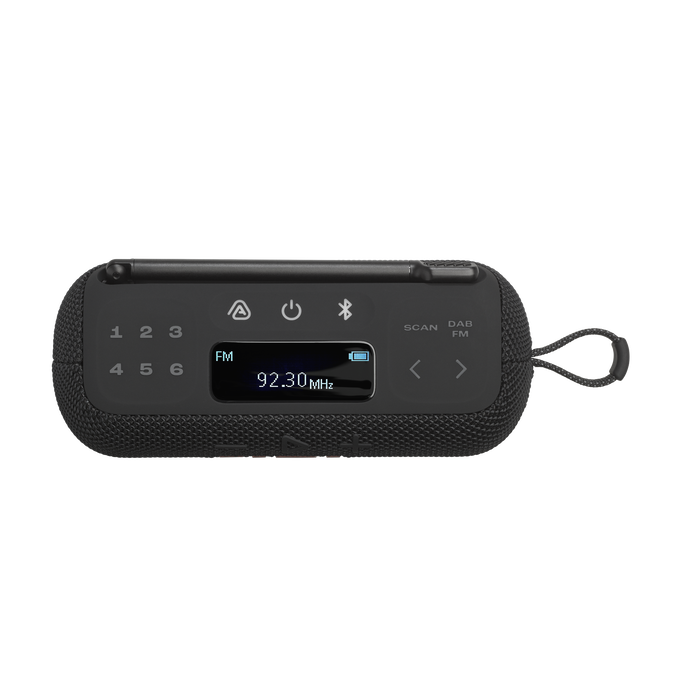 JBL Tuner 3 - Black - Portable DAB/DAB+/FM radio with Bluetooth - Top image number null