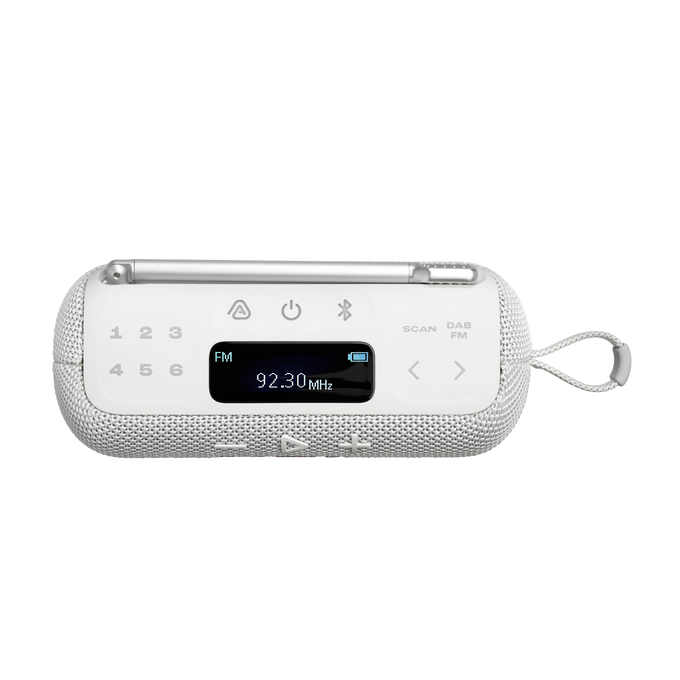 JBL Tuner 3 - White - Portable DAB/DAB+/FM radio with Bluetooth - Top image number null