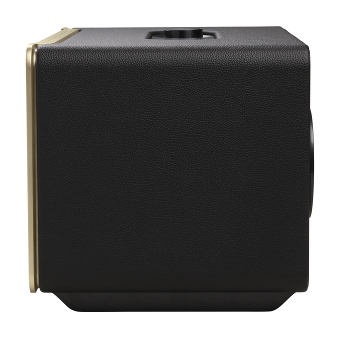 JBL Authentics 500 - Black - Hi-fidelity smart home speaker with Wi-Fi, Bluetooth and Voice Assistants with retro design. - Right image number null