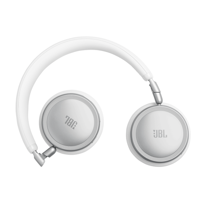 JBL Live 680NC - White - Wireless on-ear Noise Cancelling headphones - Left image number null