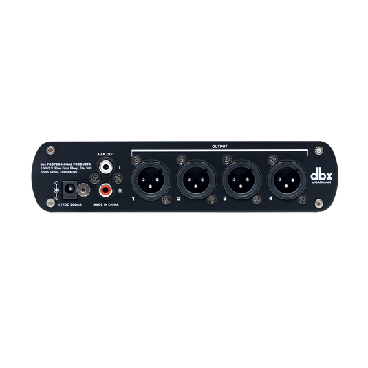 DI4 - Black - Active 4 Channel Direct Box with Line Mixer - Back image number null