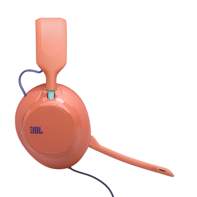 JBL Quantum 120 - Coral - Wired multiplatform gaming headset - Back image number null