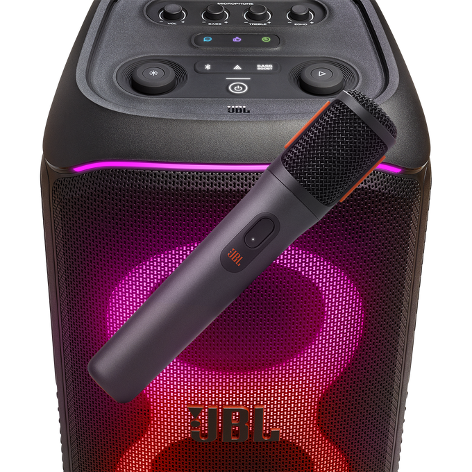 JBL PartyBox Wireless Mic - Black - Digital wireless microphones - Detailshot 5 image number null