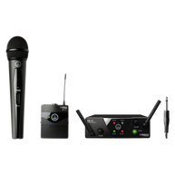 WMS40 Mini Dual Vocal Instrumental Set - Black - Wireless microphone system - Hero