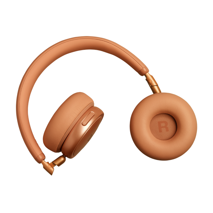 JBL Live 680NC - Orange - Wireless on-ear Noise Cancelling headphones - Detailshot 2 image number null