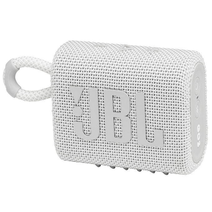 JBL Go 3 - White - Portable Waterproof Speaker - Hero image number null