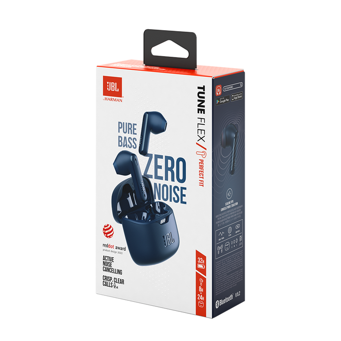 JBL Tune Flex - Blue - True wireless Noise Cancelling earbuds - Detailshot 15 image number null