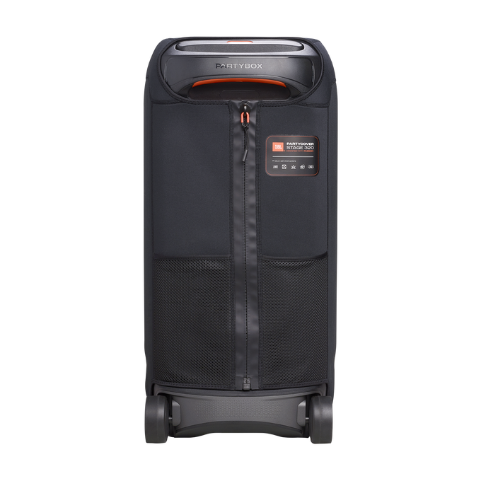 JBL PartyCover Stage 320 - Black - Protective cover for JBL PartyBox Stage 320 speakers - Back image number null