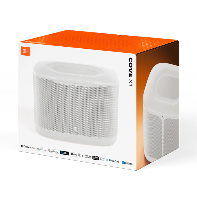 JBL Cove X1 - White - 3D Room-Filling Wi-Fi home speaker - Detailshot 7 image number null