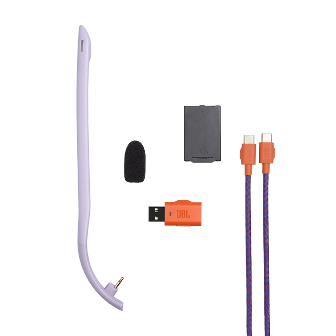 JBL Quantum 650 - Purple - Wireless multiplatform gaming headset - Detailshot 11 image number null