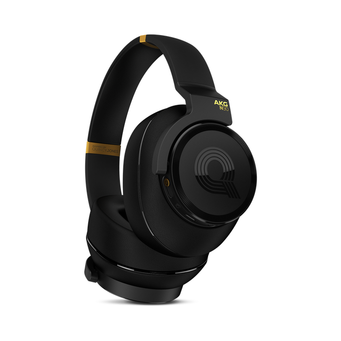 N90Q - Black - Reference class auto-calibrating noise-cancelling headphones - Hero image number null