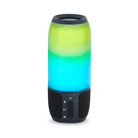 JBL Pulse 3 - Black - Waterproof portable Bluetooth speaker with 360° lightshow and sound. - Back image number null