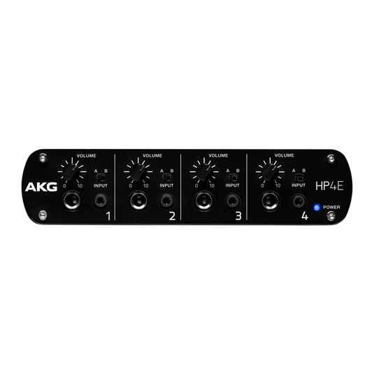 HP4E - Black - 4-channel headphone amplifier - Front image number null