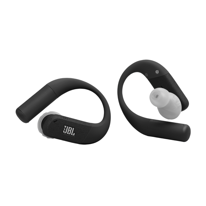 JBL Endurance Peak 4 - Black / Grey - True Wireless Noise Cancelling Sport Earbuds - Front image number null