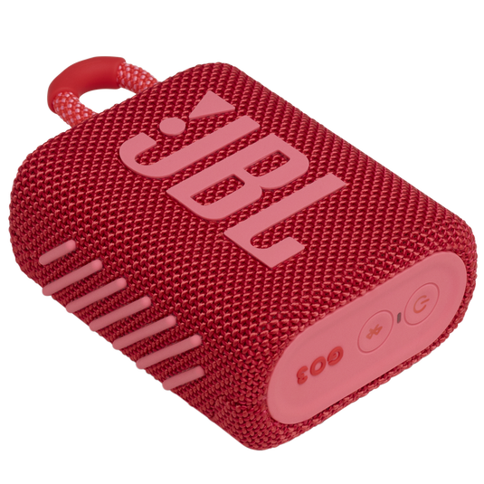 JBL Go 3 - Red - Portable Waterproof Speaker - Detailshot 3 image number null
