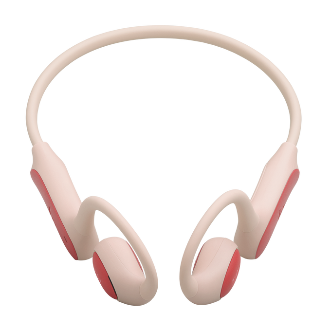 JBL Junior Free - Peach - Wireless open-ear kids headphone - Front image number null