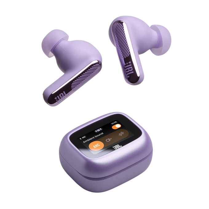 JBL Live Beam 4 - Purple - True wireless Noise Cancelling earbuds - Top image number null