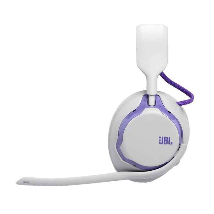 JBL Quantum 650 - White - Wireless multiplatform gaming headset - Back image number null