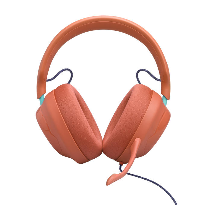 JBL Quantum 120 - Coral - Wired multiplatform gaming headset - Right image number null