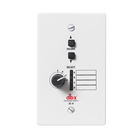 ZC-8 - White - Wall-Mounted Zone Controller w/Source Selection & Volume Control - Hero