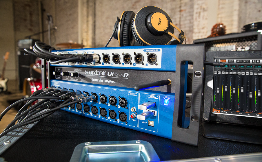 Ui24R | 24-channel digital mixer/USB multi-track recorder with