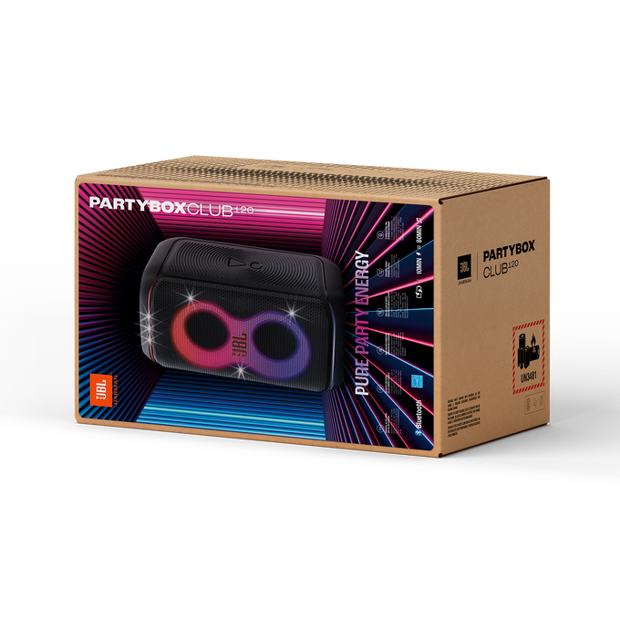 JBL PartyBox Club 120 - Black - Portable party speaker - Detailshot 8 image number null
