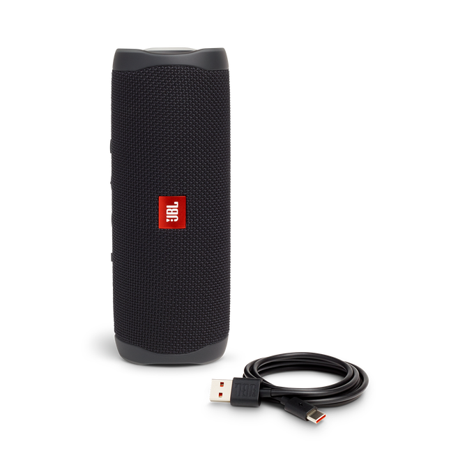JBL Flip 5 - Black Matte - Portable Waterproof Speaker - Detailshot 1 image number null