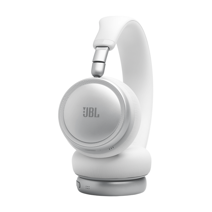 JBL Live 680NC - White - Wireless on-ear Noise Cancelling headphones - Top image number null