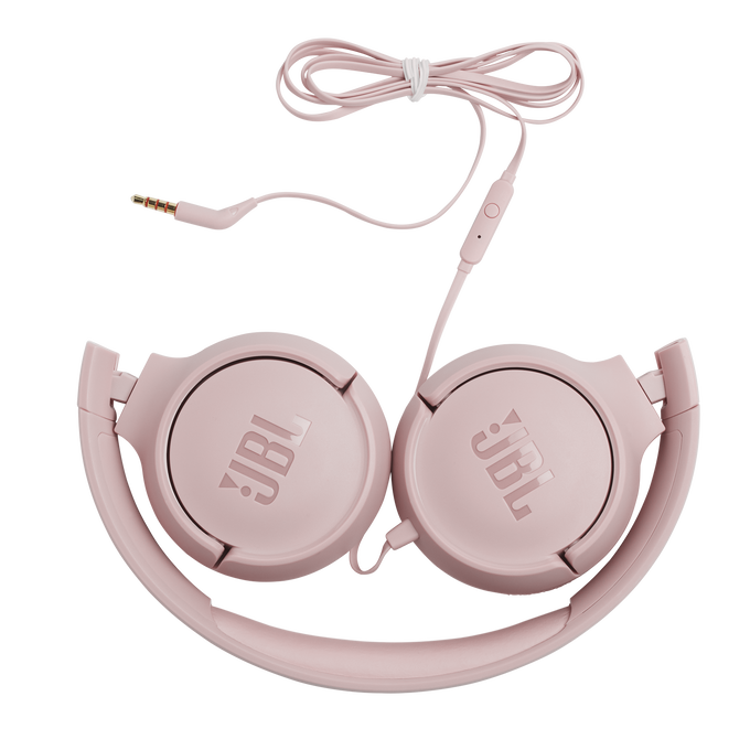 JBL Tune 500 - Pink - Wired on-ear headphones - Detailshot 1 image number null