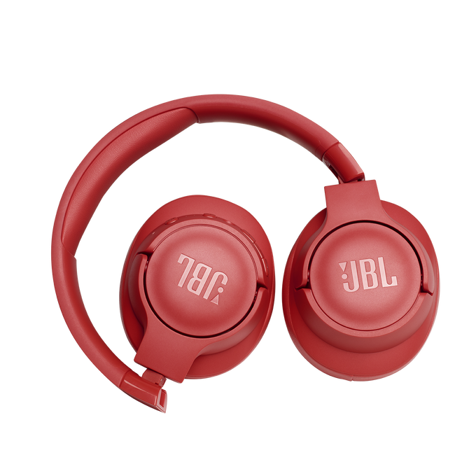 JBL Tune 750BTNC - Coral Orange - Wireless Over-Ear ANC Headphones - Detailshot 1 image number null