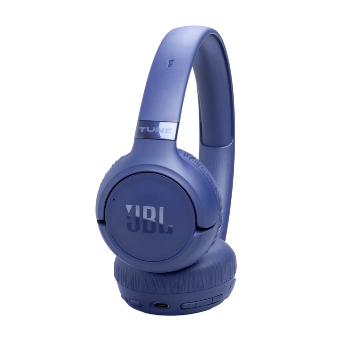 JBL Tune 680NC - Blue - Wireless on-ear Noise cancelling headphones - Right image number null