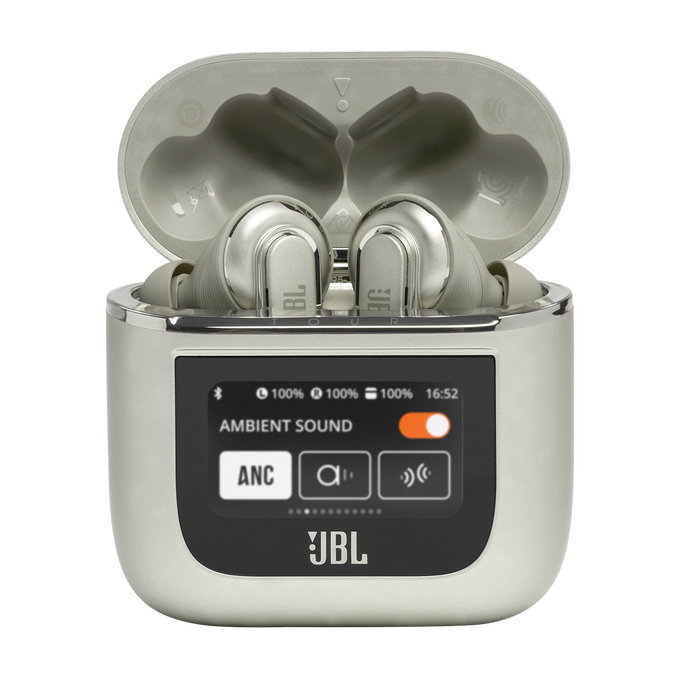 JBL Tour Pro 2 - Sand - True wireless Noise Cancelling earbuds - Detailshot 5 image number null