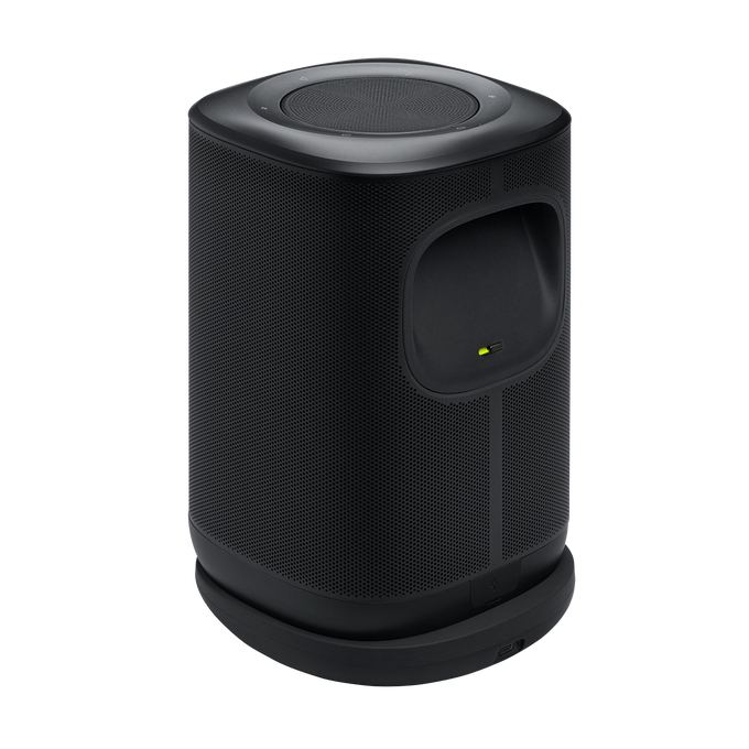JBL Cove P1 - Black - Portable Wi-Fi home speaker - Back image number null