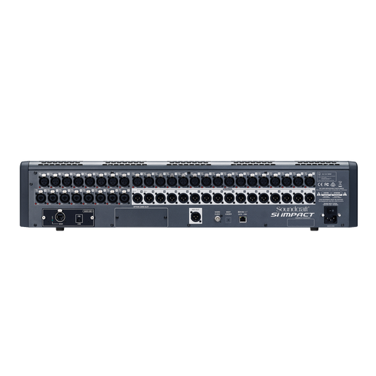 SI Impact - Black - 40-input Digital Mixing Console and 32-in/32-out USB Interface and iPad Control - Back image number null