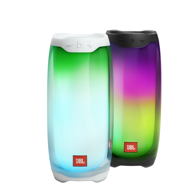 JBL Pulse 4 - White - Portable Bluetooth Speaker - Detailshot 1 image number null