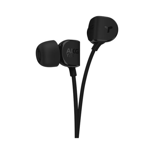 Y20U - Black - Signature AKG in-ear stereo headphone that takes your calls - Detailshot 1 image number null