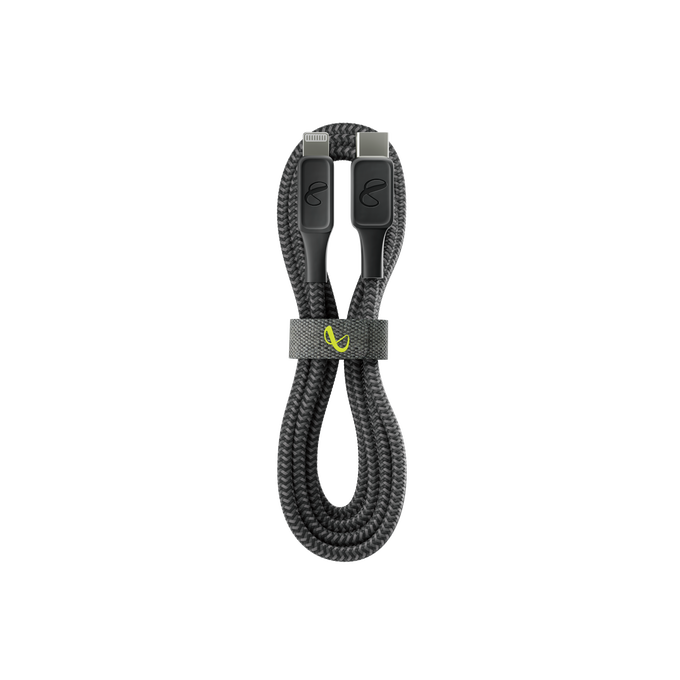 InstantConnect USB-C to Lightning - Black - 20W PD fast charging cable for iPhone® and iPad® - Detailshot 3 image number null