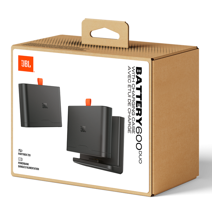 JBL Battery 600 Duo with Charging Case - Black - Two easy-to-replace spare batteries with charging case - Detailshot 5 image number null