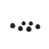 Ear Tips Replacement Kit for JBL Live Pro 2 (L+R) - Black - Ear Tips Set (S, M, L) - Hero
