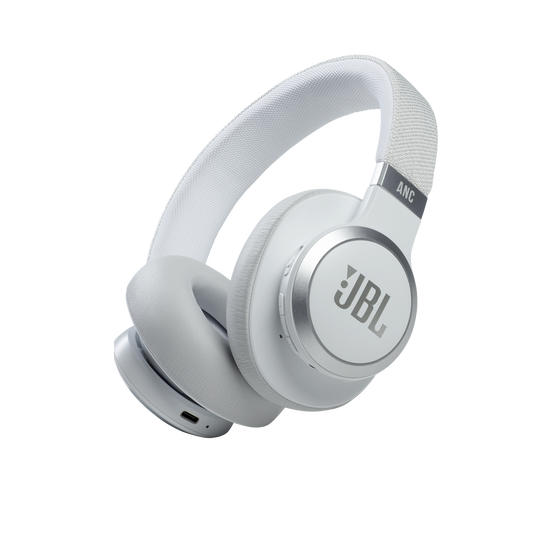 JBL Live 660NC - White - Wireless over-ear NC headphones - Hero image number null