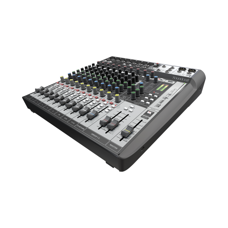 Signature 12 MTK - Black - 12-input analogue mixer with onboard effects and multi-track USB recording and playback - Detailshot 1 image number null
