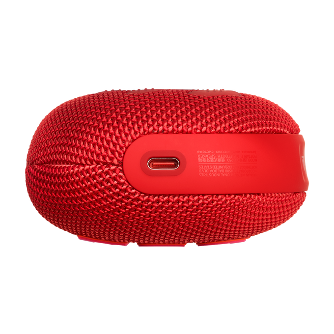 JBL Clip 5 - Red - Ultra-portable waterproof speaker - Bottom image number null