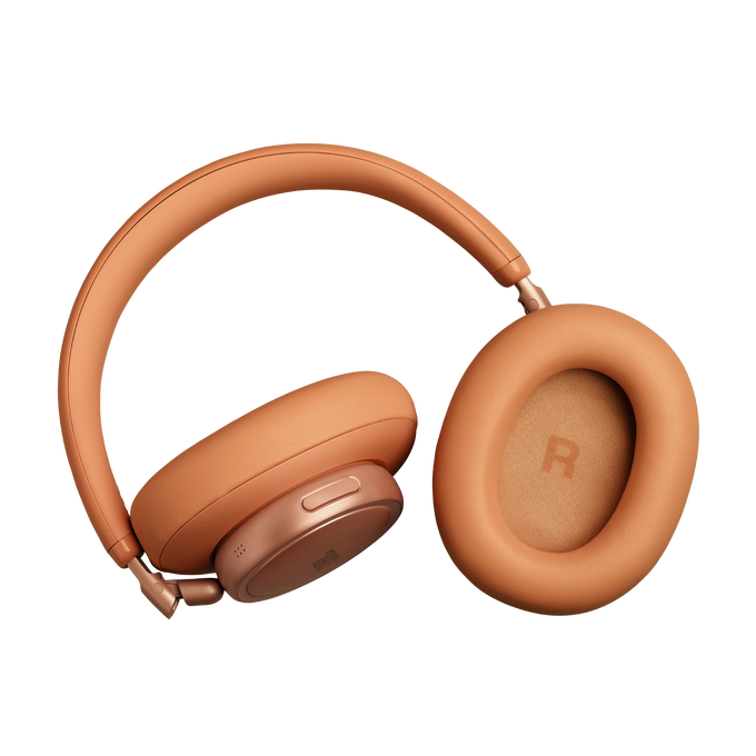 JBL Live 780NC - Orange - Wireless over-ear Noise Cancelling headphones - Detailshot 2 image number null