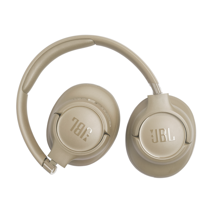 JBL Tune 730BT - Beige - Wireless over-ear headphones - Back image number null