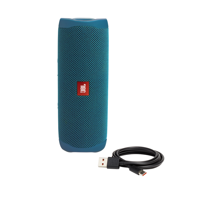 JBL Flip 5 Eco edition - Ocean Blue - Portable Speaker - Eco edition - Detailshot 2 image number null