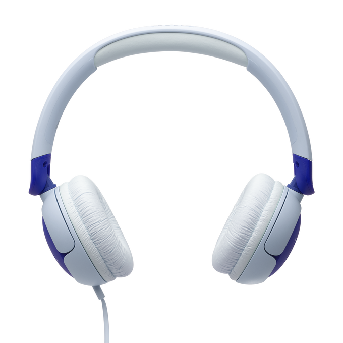 JBL Junior 320C - Blue - Wired on-ear kids headphones - Front image number null
