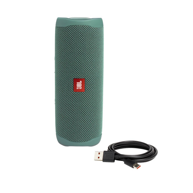 JBL Flip 5 Eco edition - Forest Green - Portable Speaker - Eco edition - Detailshot 2 image number null