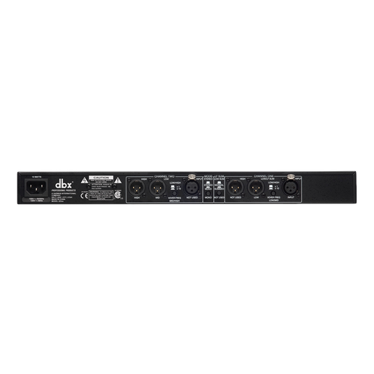 223xs - White - The dbx 223xs is a dual channel crossover with all the features you would expect from a professional product. - Back image number null