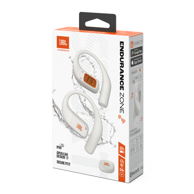 JBL Endurance Zone - White - True Wireless open-ear sport headphones - Detailshot 15 image number null