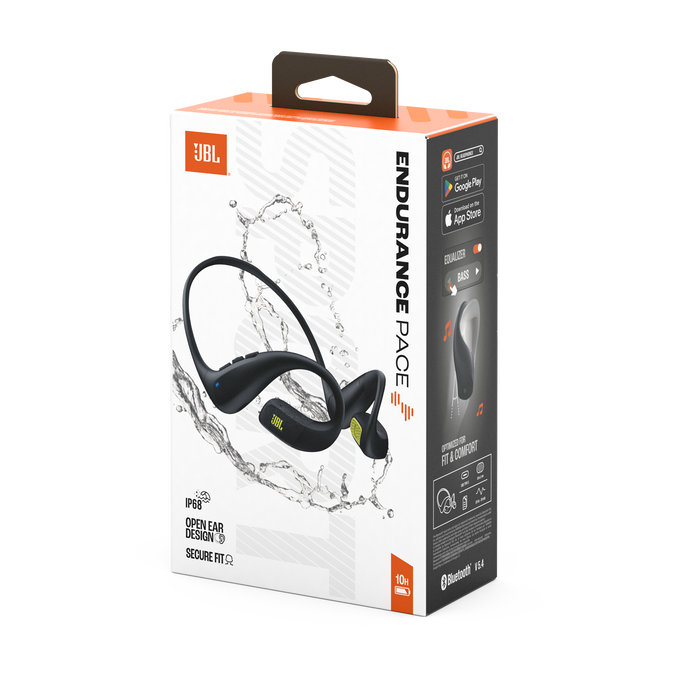JBL Endurance Pace - Black / Lime - Open-Ear Sport Headphones - Detailshot 15 image number null